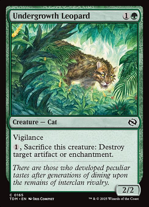 Undergrowth Leopard – Tarkir: Dragonstorm (TDM-165) Magic: The Gathering card | LC-REM-20260804-15401862922572-67ab8f9a-b17c-452f-b4ef-a3f91909e3de