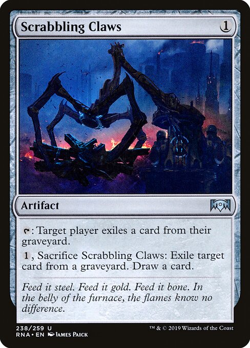 Scrabbling Claws – Ravnica Allegiance (RNA-238) Magic: The Gathering card