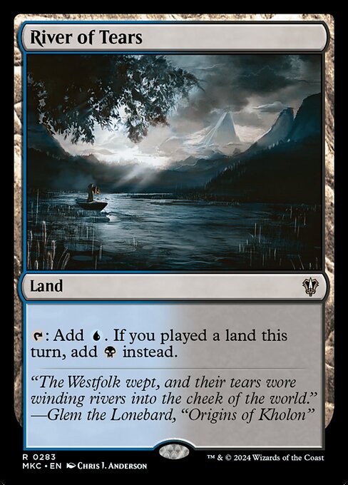 River of Tears – Commander: Murders at Karlov Manor (MKC-283) Magic: The Gathering card