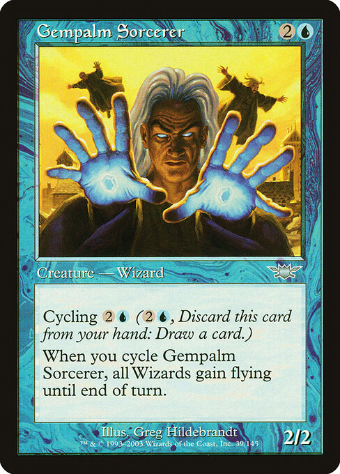 Gempalm Sorcerer – Legions (LGN-39) Magic: The Gathering card