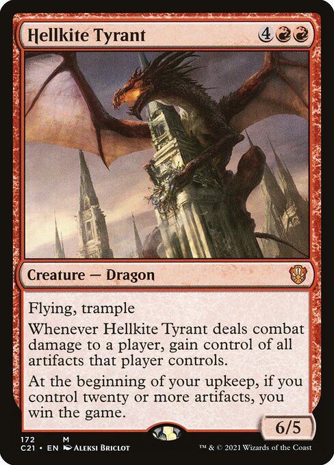 Hellkite Tyrant – Commander 2021 (C21-172) Magic: The Gathering card | LC-REM-20260804-15602907840844-67d15ee6-916f-4ac9-a4d2-4a9bd389d451