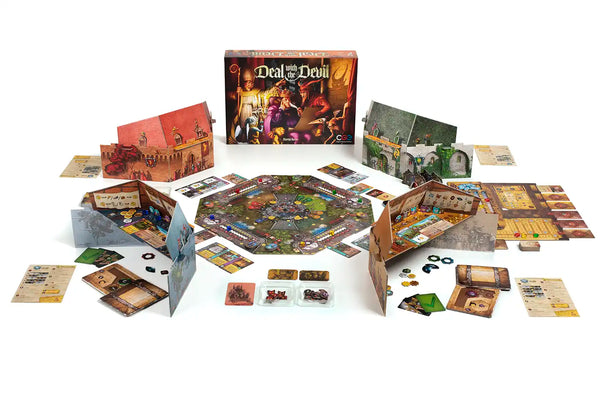 Deal with the Devil – officiële overzichtsfoto van het volledige spel en de onderdelen