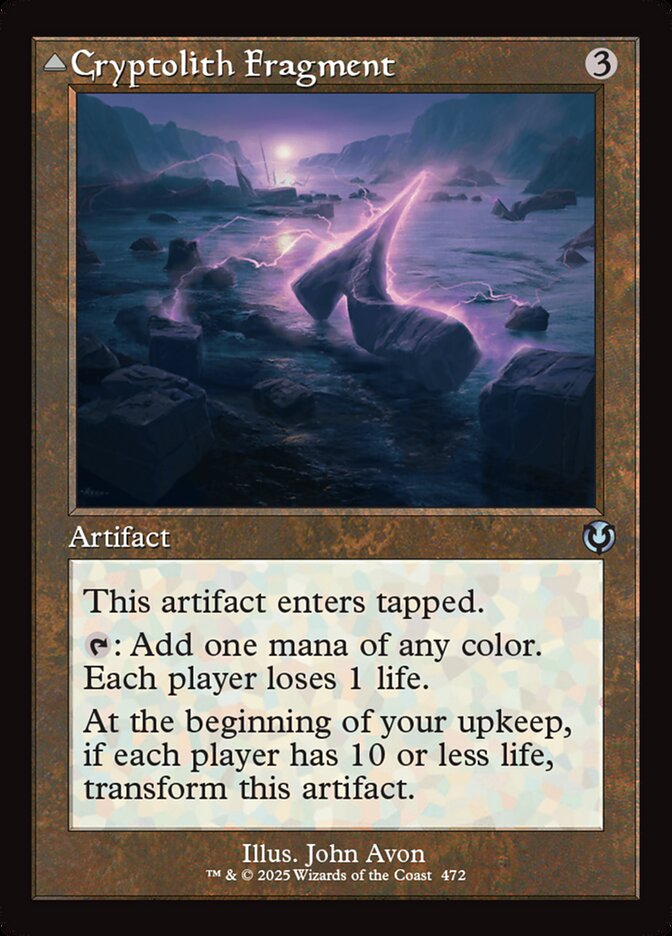 Magic-kaart Cryptolith Fragment // Aurora of Emrakul INR-472 uit Innistrad Remastered (Uncommon)