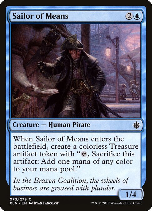 Sailor of Means – Ixalan (XLN-73) Magic: The Gathering card