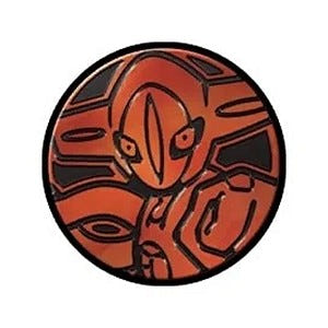 Officiële Pokémon-munt met Deoxys uit het Deoxys V Battle Deck Immagine principale del prodotto