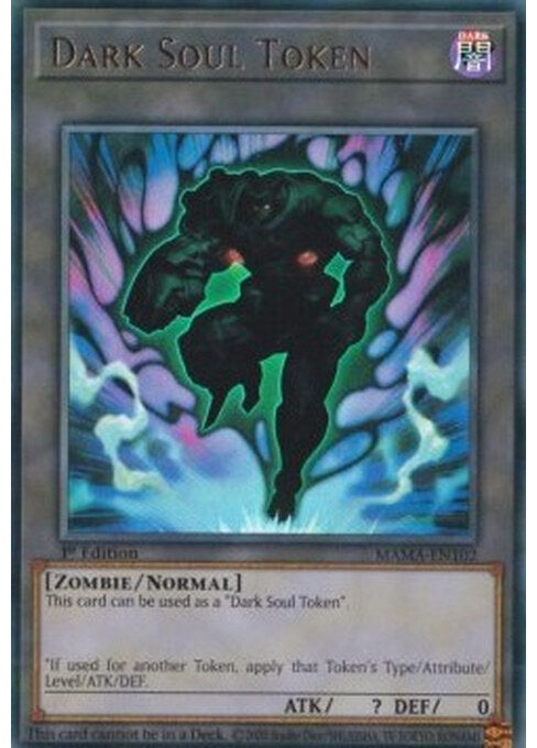 Dark Soul Token — Magnificent Mavens (MAMA-102) Yu-Gi-Oh! card Hauptbild