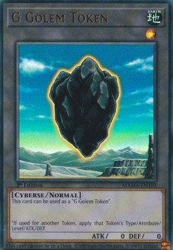 G-Golem Token - Magnificent Mavens (Token) [MAMA-103] Imagen principal del producto