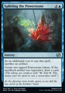 Splitting the Powerstone - The Brothers' War (Uncommon) [BRO-63] Imagen principal del producto