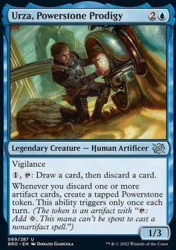 Urza, Powerstone Prodigy - The Brothers' War (Uncommon) [BRO-69] Hover Image