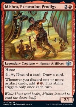 Mishra, Excavation Prodigy - The Brothers' War (Uncommon) [BRO-140] Hover Image
