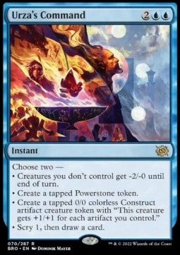 Urza's Command - The Brothers' War (Rare) [BRO-70] Imagen principal del producto