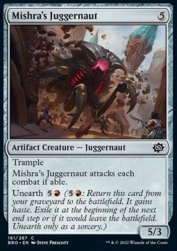 Mishra's Juggernaut - The Brothers' War (Common) [BRO-161] Imagen principal del producto