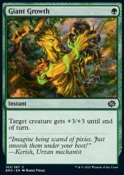 Giant Growth - The Brothers' War (Common) [BRO-183] Hover Image