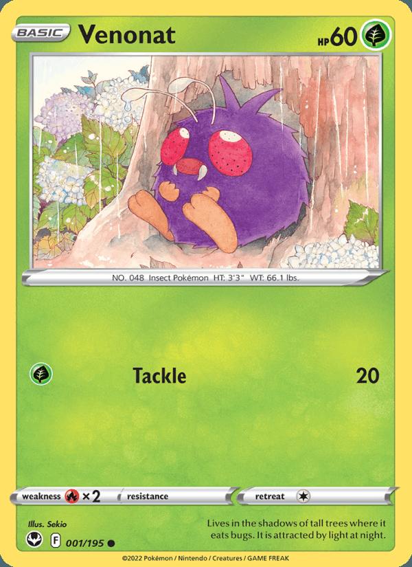 Venonat - Silver Tempest (Common) [SIT-001] Imagen principal del producto