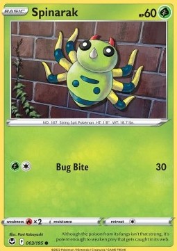 Spinarak - Silver Tempest (Common) [SIT-003] Hover Image