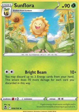 Sunflora - Silver Tempest (Uncommon) [SIT-006] Hover Image