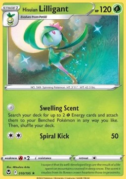 Hisuian Lilligant - Silver Tempest (Rare) [SIT-010] Hover Image