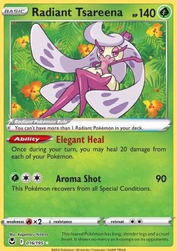 Radiant Tsareena - Silver Tempest (Ultra Rare) [SIT-016] Immagine principale del prodotto