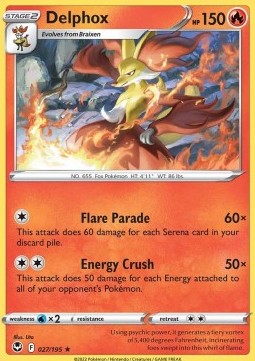 Delphox - Silver Tempest (Rare) [SIT-027]