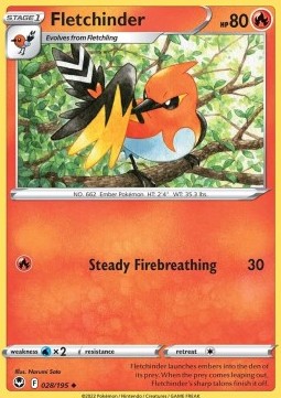 Fletchinder - Silver Tempest (Uncommon) [SIT-028] Main image
