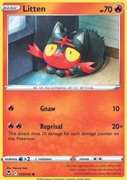 Litten - Silver Tempest (Common) [SIT-030] Hover Image