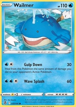 Wailmer - Silver Tempest (Common) [SIT-037] Main image