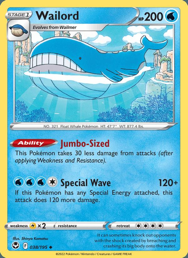 Wailord - Silver Tempest (Uncommon) [SIT-038] Hauptbild
