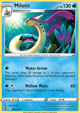 Milotic - Silver Tempest (Rare) [SIT-040]