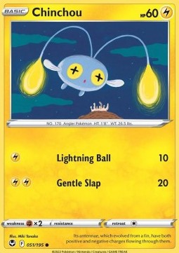 Chinchou - Silver Tempest (Common) [SIT-051] Main image
