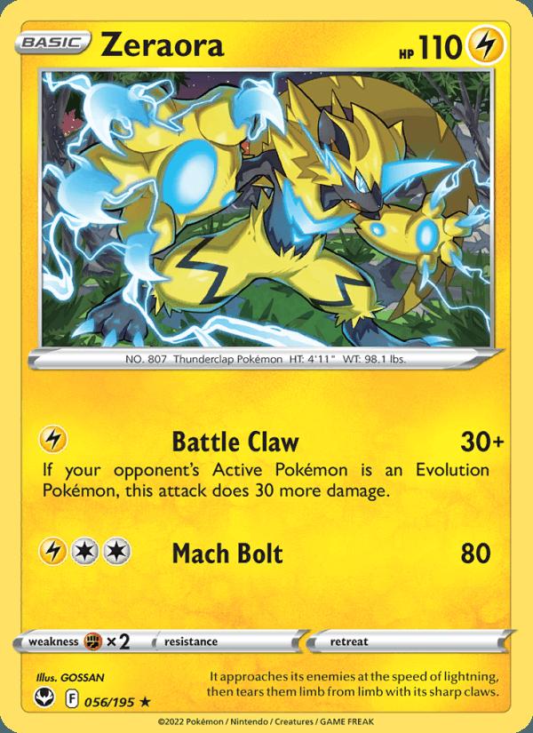 Zeraora - Silver Tempest (Rare) [SIT-056] Hoofdafbeelding