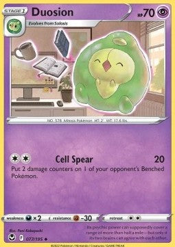 Duosion - Silver Tempest (Uncommon) [SIT-077] Hover Image