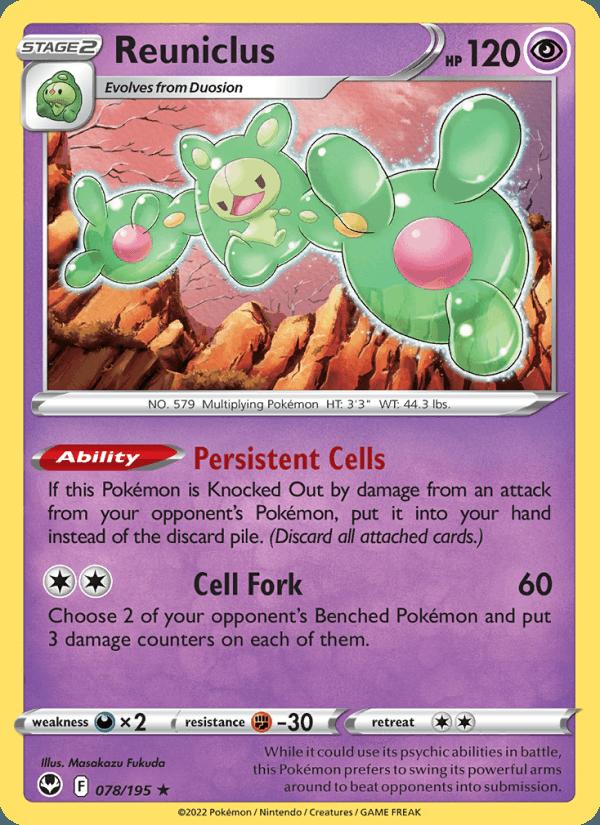 Reuniclus - Silver Tempest (Holo Rare) [SIT-078] Hoofdafbeelding