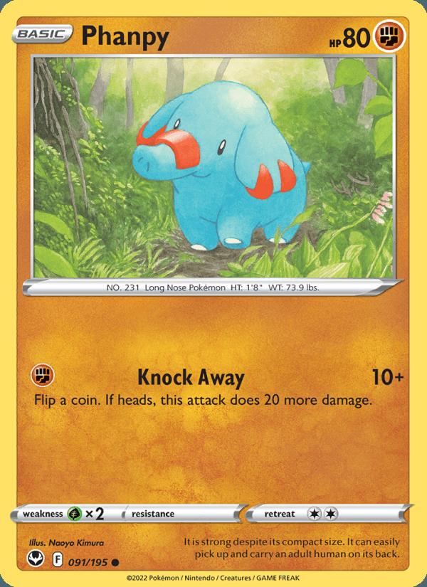 Phanpy - Silver Tempest (Common) [SIT-091] Hoofdafbeelding