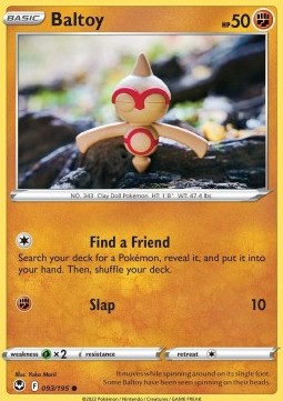 Baltoy - Silver Tempest (Common) [SIT-093] Hover Image