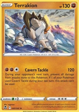 Terrakion - Silver Tempest (Holo Rare) [SIT-097] Imagen principal del producto