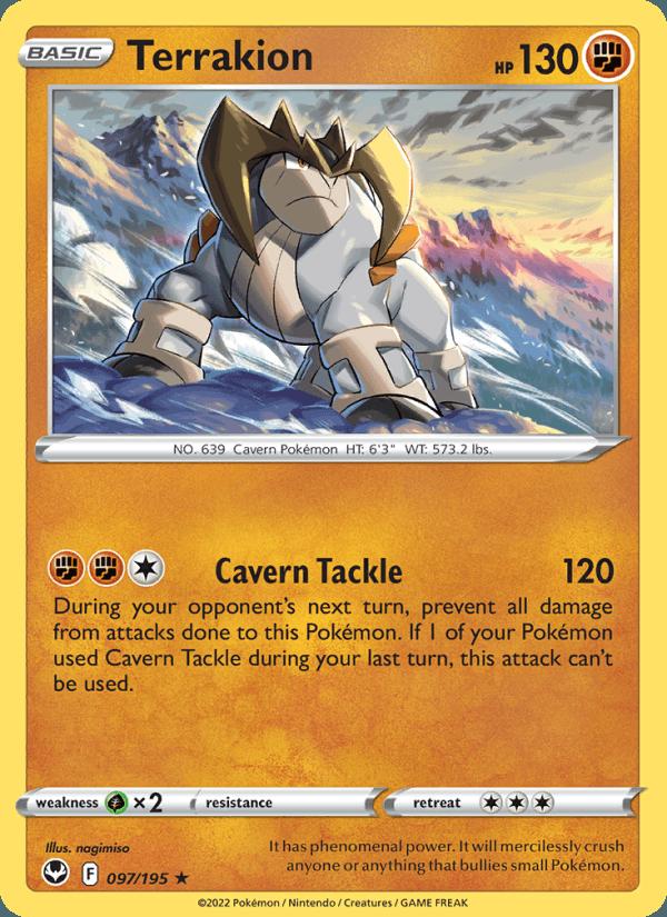 Terrakion - Silver Tempest (Holo Rare) [SIT-097] Hoofdafbeelding