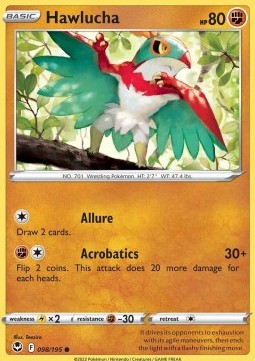 Hawlucha - Silver Tempest (Common) [SIT-098] Immagine principale del prodotto