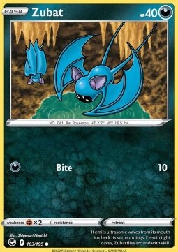 Zubat - Silver Tempest (Common) [SIT-103] Main image