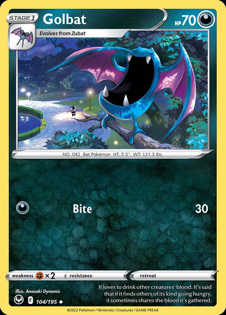 Golbat - Silver Tempest (Uncommon) [SIT-104] Hauptbild