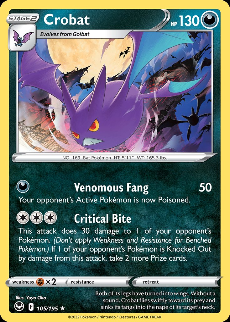 Crobat - Silver Tempest (Holo Rare) [SIT-105] Hauptbild