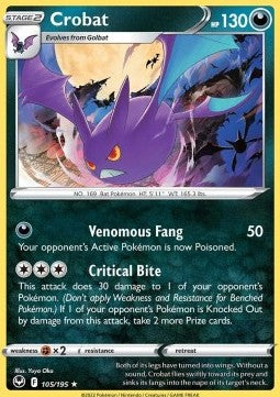 Crobat - Silver Tempest (Holo Rare) [SIT-105] Hover Image