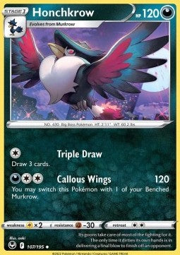 Honchkrow - Silver Tempest (Uncommon) [SIT-107] Imagen principal del producto