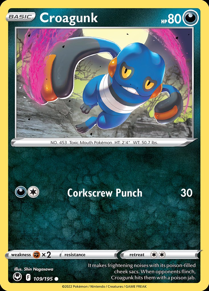 Croagunk - Silver Tempest (Common) [SIT-109] Hoofdafbeelding