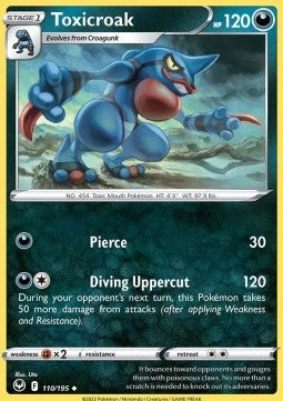 Toxicroak - Silver Tempest (Uncommon) [SIT-110] Hoofdafbeelding