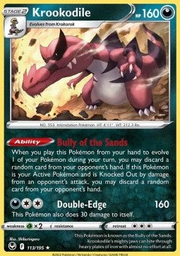 Krookodile - Silver Tempest (Holo Rare) [SIT-113]