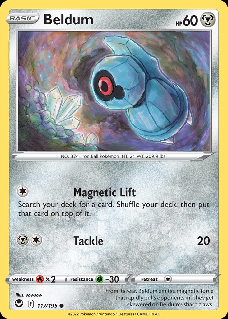 Beldum - Silver Tempest (Common) [SIT-117] Hauptbild