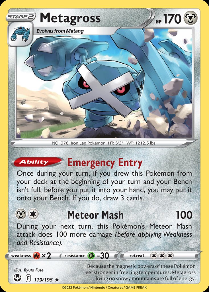 Metagross - Silver Tempest (Holo Rare) [SIT-119] Hoofdafbeelding