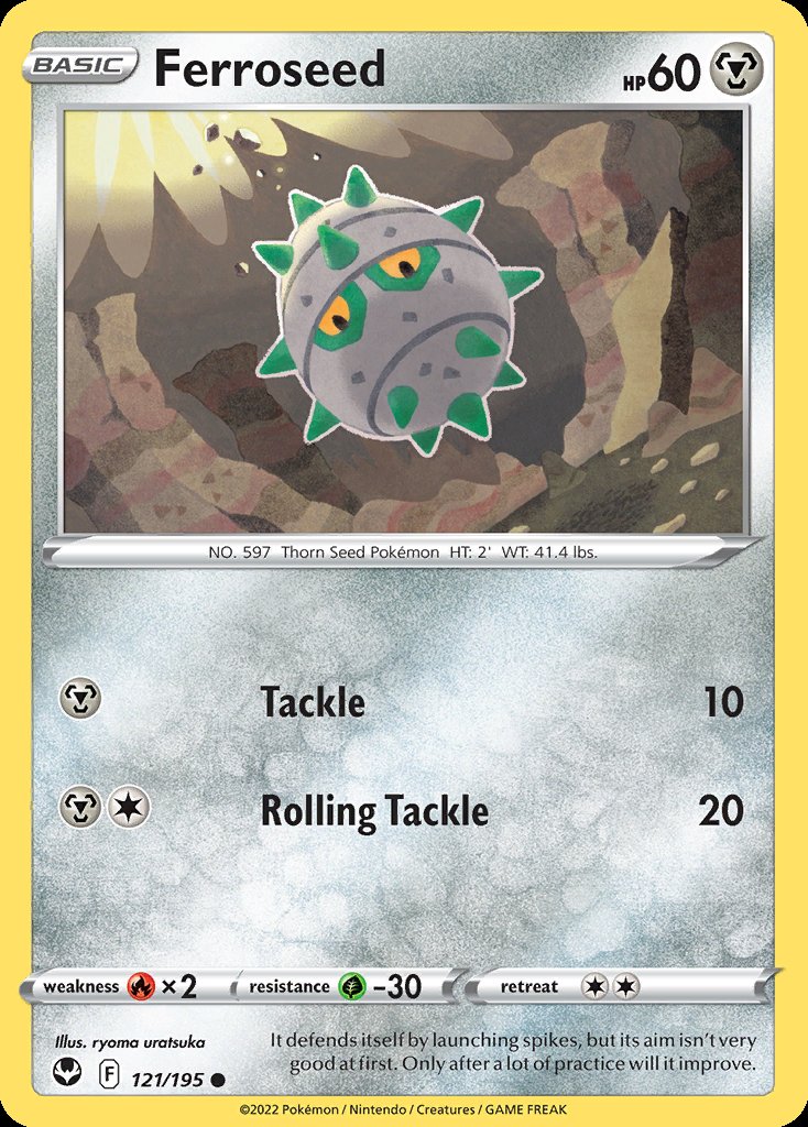 Ferroseed - Silver Tempest (Common) [SIT-121] Hauptbild