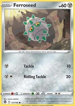 Ferroseed - Silver Tempest (Common) [SIT-121] Hover Image