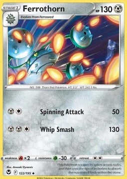 Ferrothorn - Silver Tempest (Uncommon) [SIT-122] Main image